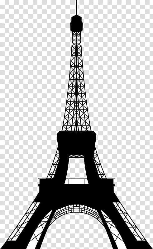 Eiffel Tower, Champ De Mars, Construction Of The Eiffel Tower, Paris, Landmark, Black And White
, Spire, Steeple transparent background PNG clipart