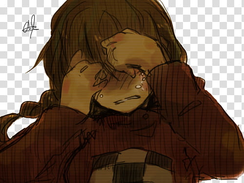 Anime cry, crying girl anime character transparent background PNG