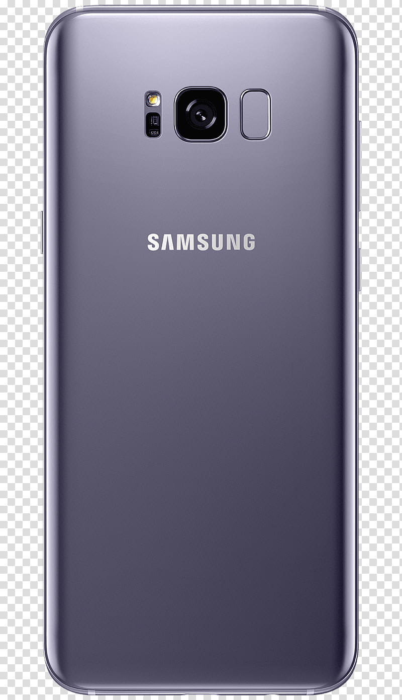 Grey, Samsung Galaxy S8, Orchid Gray, Super Amoled, Android, Orchid Grey, Inch, Smartphone transparent background PNG clipart