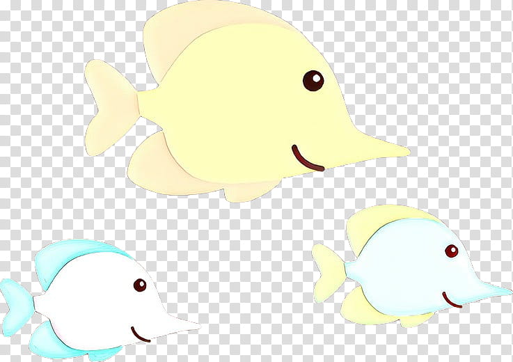 Fish, Duck, Beak, Nose, White, Yellow, Cartoon, Bath Toy transparent background PNG clipart