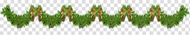 Christmas garlands, green and brown valance illustration transparent background PNG clipart