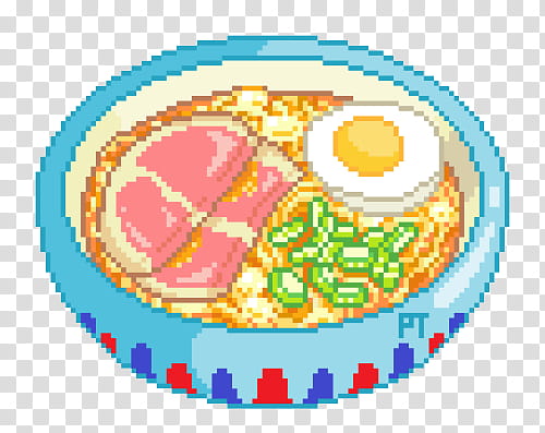 Japanese Food Pixel Variety Of Food Illustration