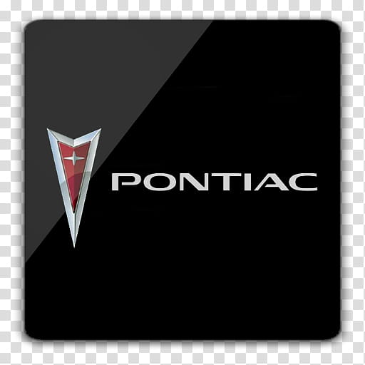 Pontiac Black Logo Vinyl Sticker Decal - Rotten Remains
