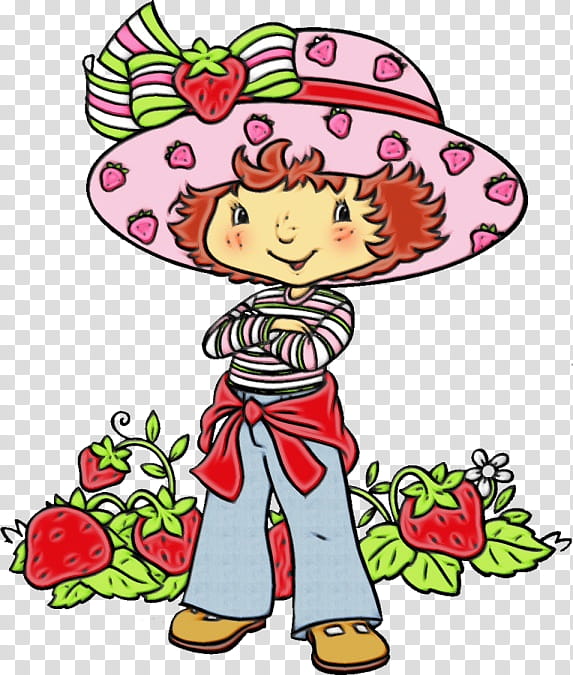 Strawberry Shortcake, Strawberry Pie, Tart, Drawing, Strawberries, World Of Strawberry Shortcake, Cartoon, Pink transparent background PNG clipart