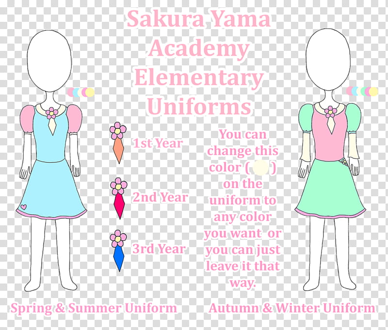 Sakura Yama Academy Elementary Uniforms transparent background PNG clipart