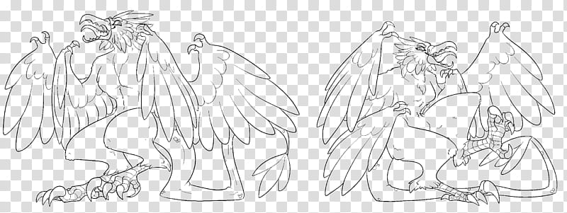 Anthro Avian Beast Base transparent background PNG clipart