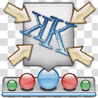 Gloss Dock Icons, KKMenu, KK letters icon transparent background PNG clipart
