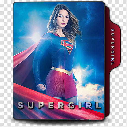 TV Show Folder Icons Part , Supergirl Season  v transparent background PNG clipart