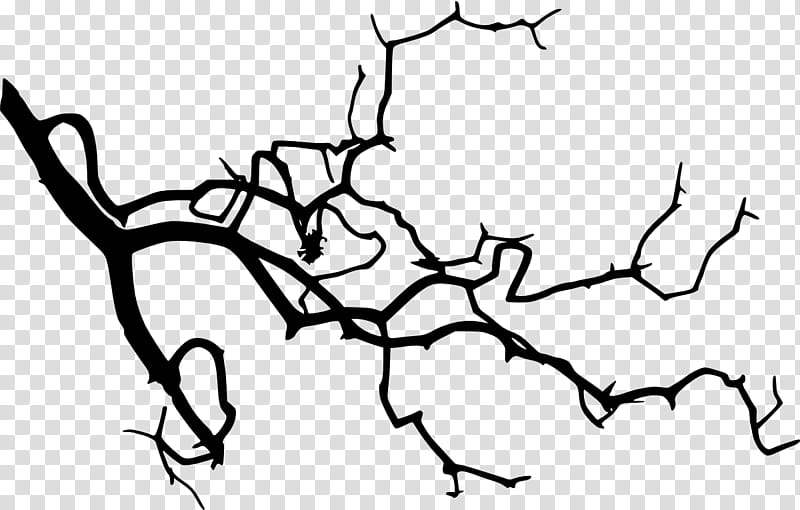 Book Black And White, Branch, Tree, Twig, Oak, Silhouette, Drawing, Trunk transparent background PNG clipart