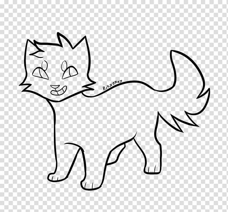 Free Cat Lineart, white cat transparent background PNG clipart