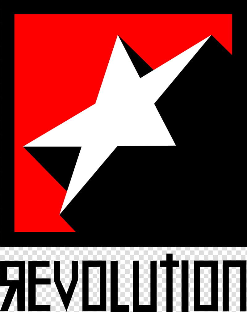 Drum and Bass Labels , Revolution white star logo transparent background PNG clipart