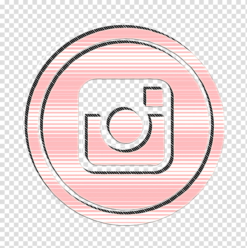 instagram icon icon social network icon, Icon, Pink, Circle, Line, Material Property, Symbol, Logo transparent background PNG clipart