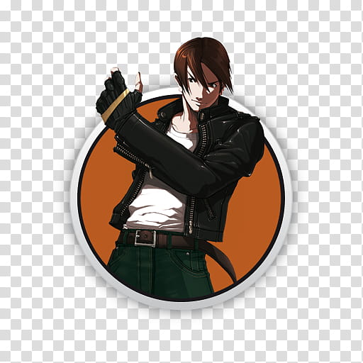 Kof  Character Icon Set, _kyo transparent background PNG clipart