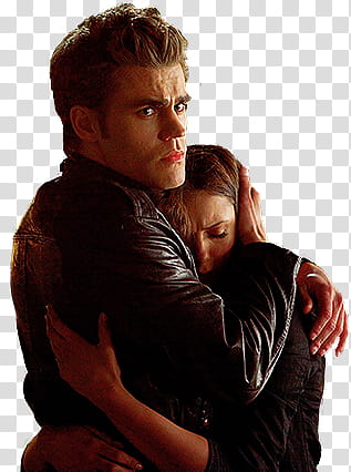 Stefan and Elena transparent background PNG clipart