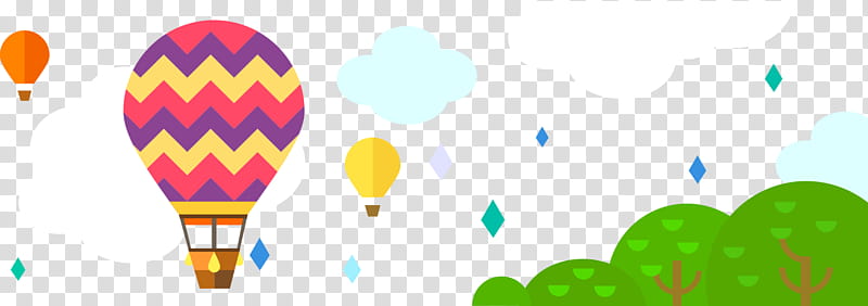 Hot Air Balloon, Flat Design, Road, Highway, Drawing, Television, Hot Air Ballooning, Sky transparent background PNG clipart