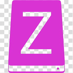 MetroID Icons, pink letter Z logo transparent background PNG clipart