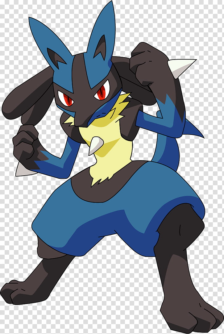 Lucario, Pokemon character transparent background PNG clipart