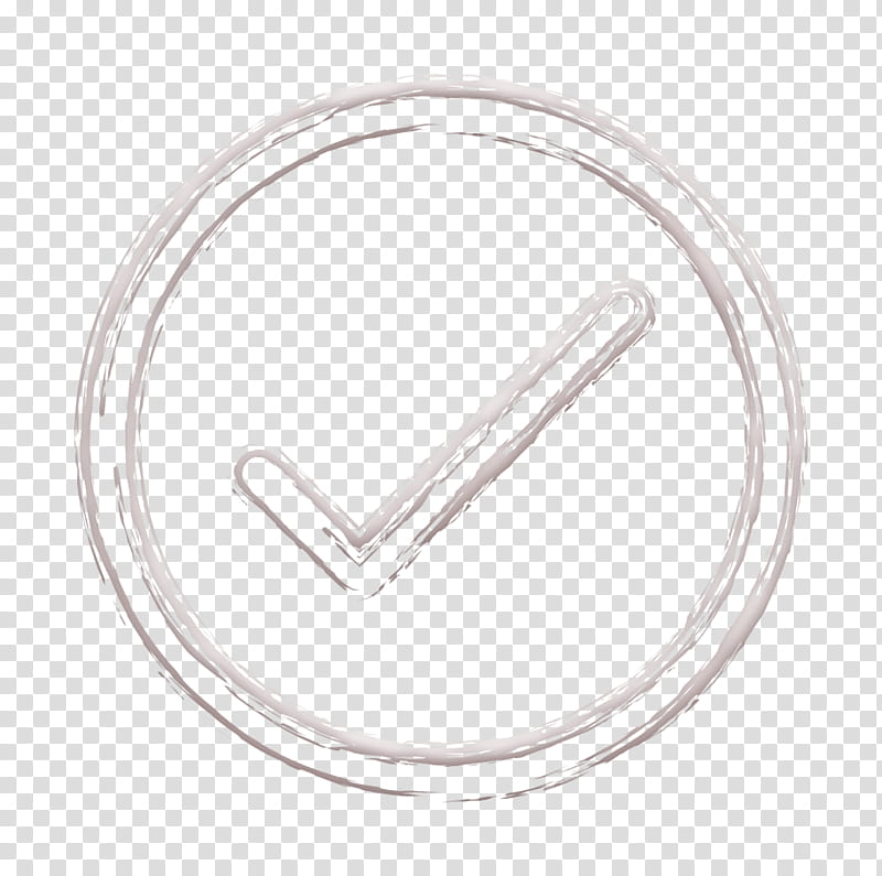 approve icon checkmark icon productivity icon, Shape Icon, Social Icon, Metal, Body Jewelry, Silver, Circle transparent background PNG clipart