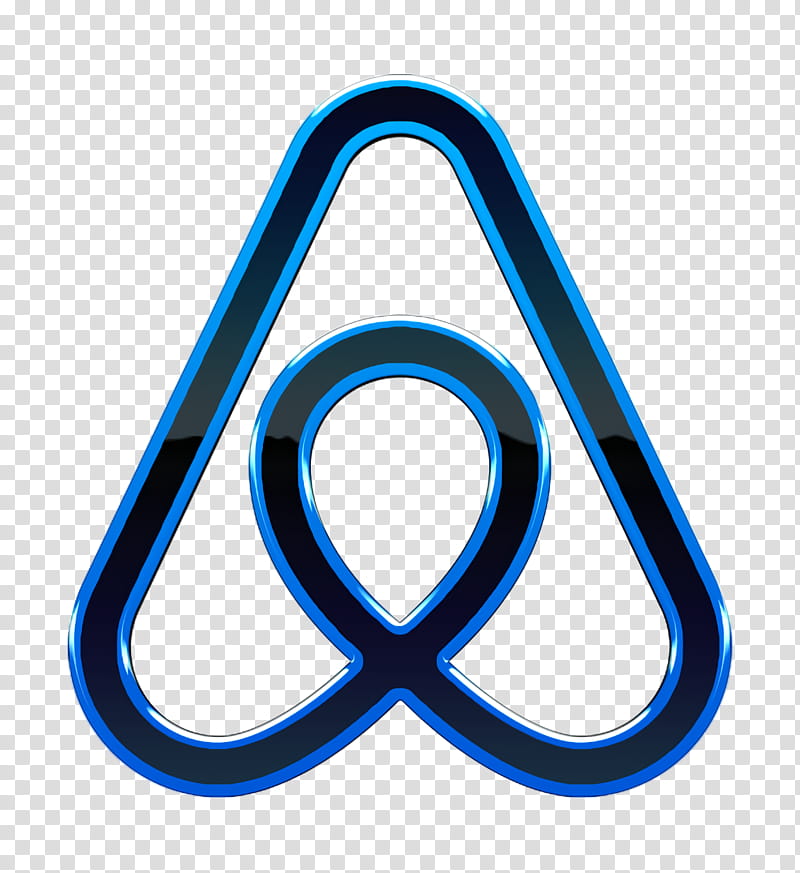 airbnb icon logo icon media icon, Social Icon, Triangle transparent background PNG clipart
