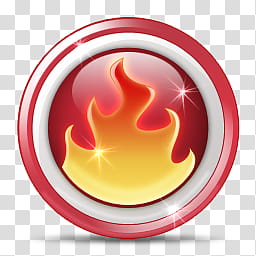 Release Shining Z , round red and white fire logo transparent background PNG clipart