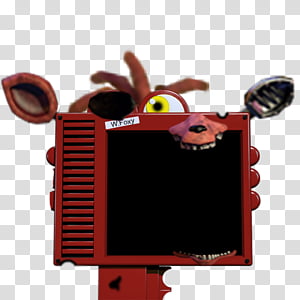 Withered Foxy Alternate Jumpscare transparent background PNG