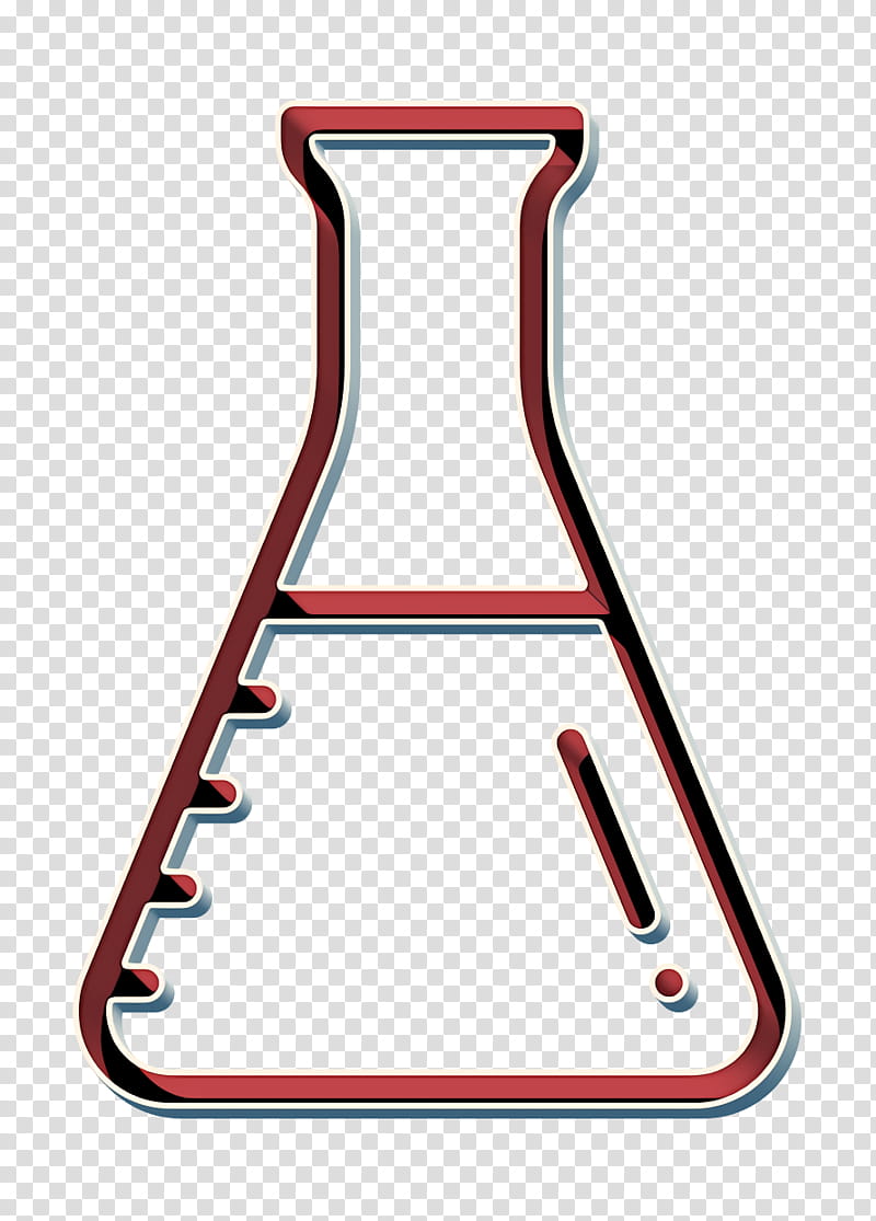 Lab icon Flask icon Physics icon, Beaker transparent background PNG clipart