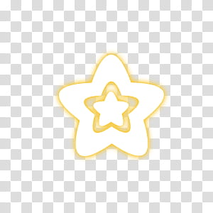 Simple Glowing s, glowing yellow star illustration transparent background PNG clipart