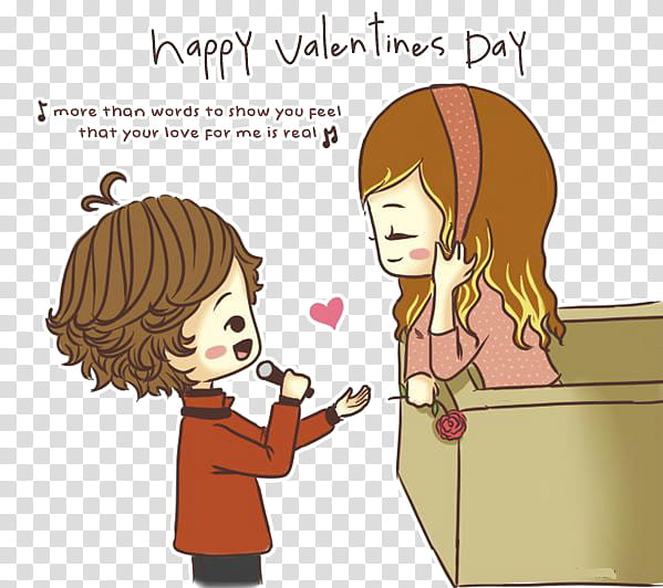 one Direction de Caricaturas s, happy valentines day illustration transparent background PNG clipart