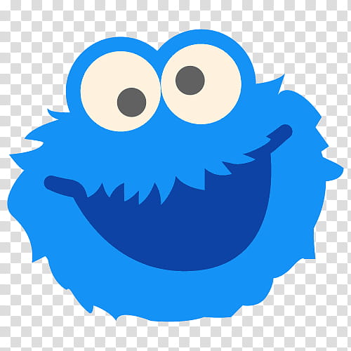 Monster, Cookie Monster, Oscar The Grouch, Biscuits, Sesame Cookies, Blue, Smile, Beak transparent background PNG clipart