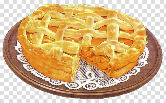 sweets  s, pie on plate art transparent background PNG clipart