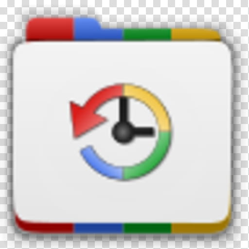 Google Folder Square Icons , folder-recent transparent background PNG clipart