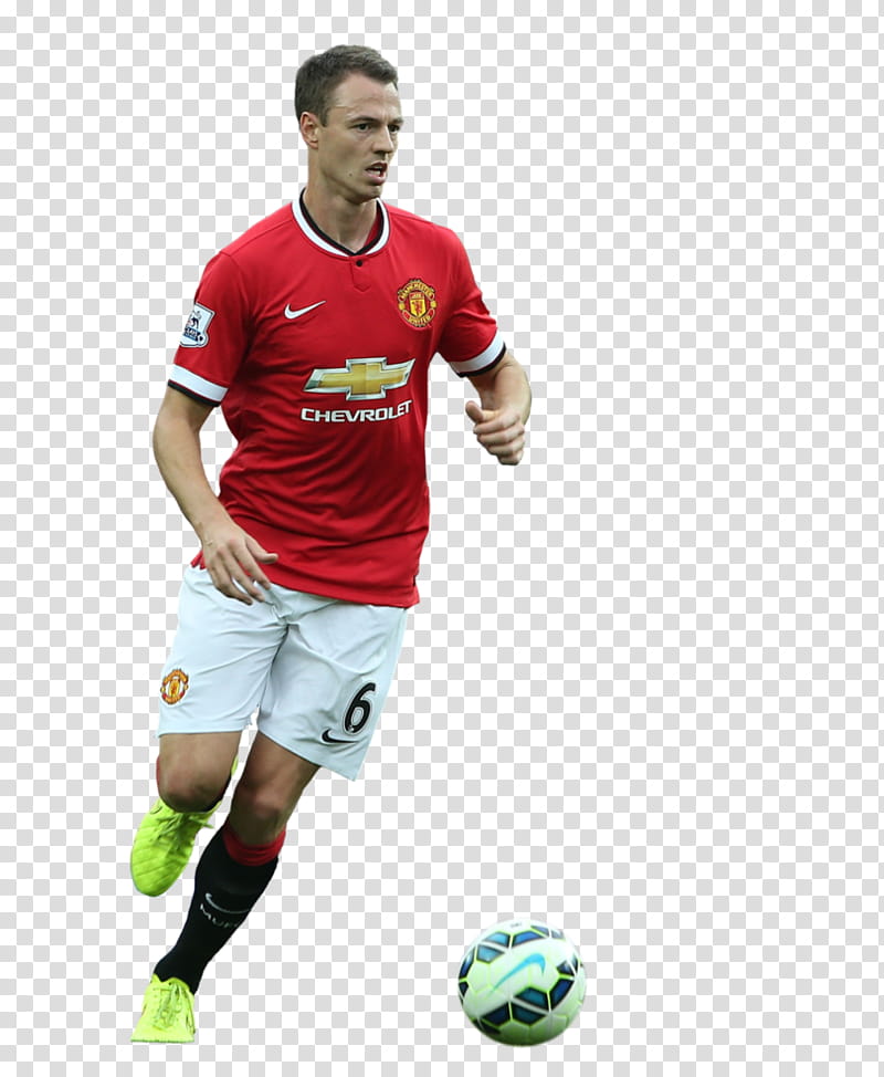 Jonny Evans Manchester United - transparent background PNG clipart