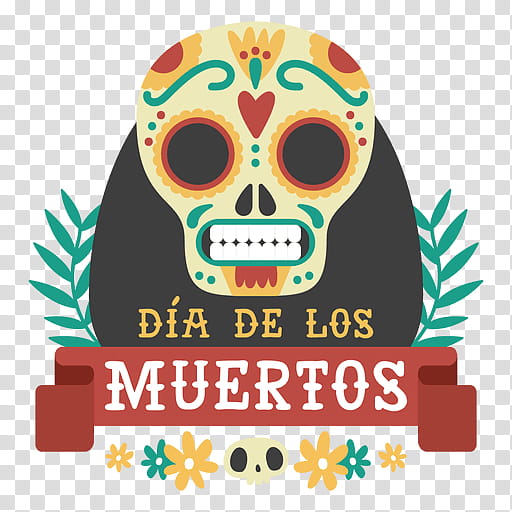 Day Of The Dead Skull, Calavera, Death, Party, Logo, Poster, Drawing, Holiday transparent background PNG clipart
