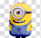 Minions, smiling one-eyed minion illustration transparent background PNG clipart