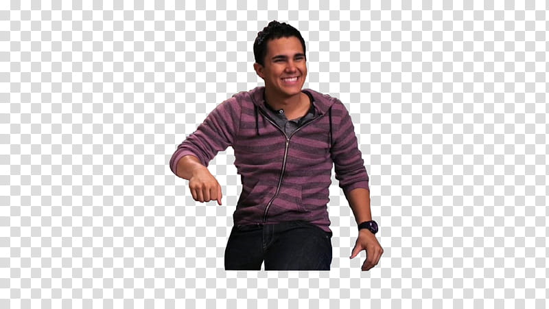 Carlos Pena, man wearing purple and gray striped jacket transparent background PNG clipart