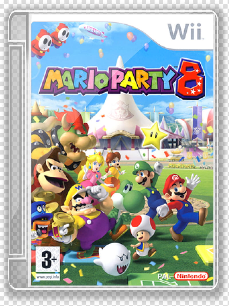 Super Mario Jewel Case, Mario Party  transparent background PNG clipart