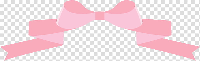 Bow tie, Watercolor, Paint, Wet Ink, Pink, Material Property, Ribbon transparent background PNG clipart