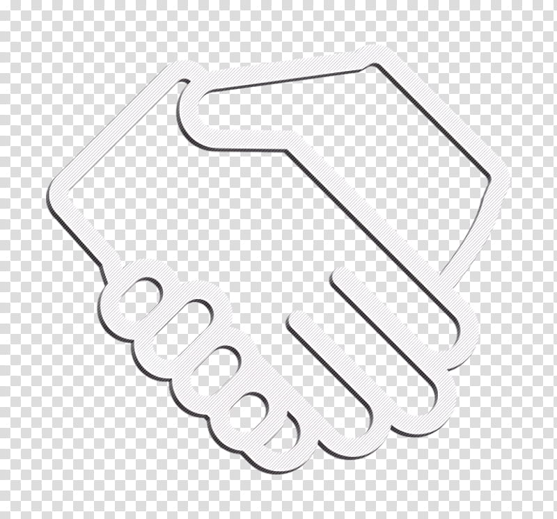 Polite icon Shake Hands icon Basic Hand Gestures Lineal icon, Text, Logo, Symbol, Emblem, Signage transparent background PNG clipart