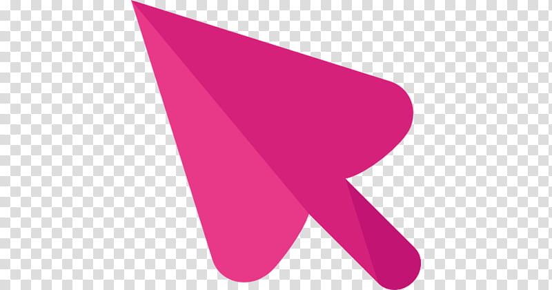 Pointer Arrow, Cursor, Pink, Magenta, Line, Logo, Material Property transparent background PNG clipart