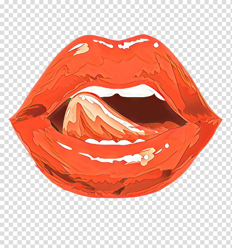 Orange, Lip, Red, Face, Mouth, Nose, Jaw transparent background PNG clipart