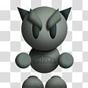 FellaSuperHero vol  Icons, Fella-Himself-x, gray cartoon character illustration transparent background PNG clipart