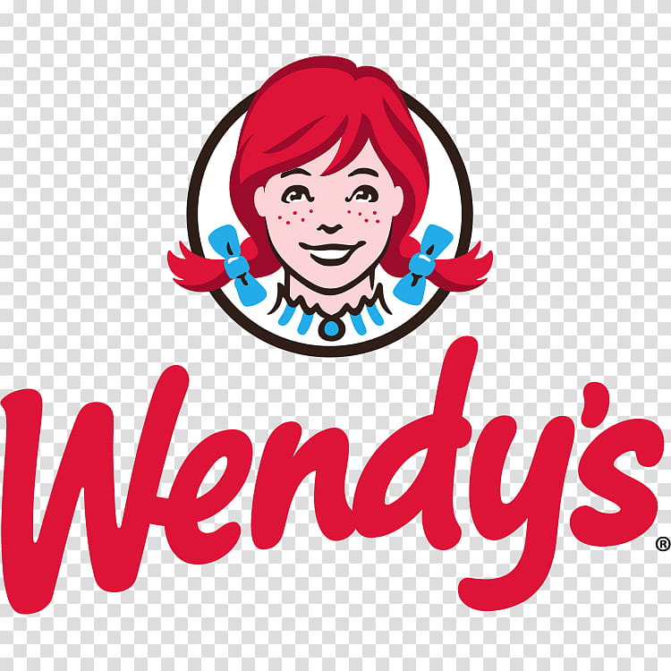 Restaurant Logo, Wendys, Wendys Company, Fast Food Restaurant, Takeout, Hamburger, Menu, Cocacola Freestyle transparent background PNG clipart