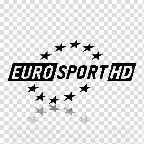 TV Channel icons , eurosport_hd_black_mirror, Euro Sport HD logo transparent background PNG clipart