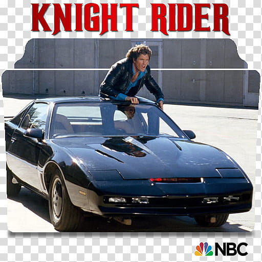 Knight Rider  series and season folder icons, Knight Rider (') ( transparent background PNG clipart