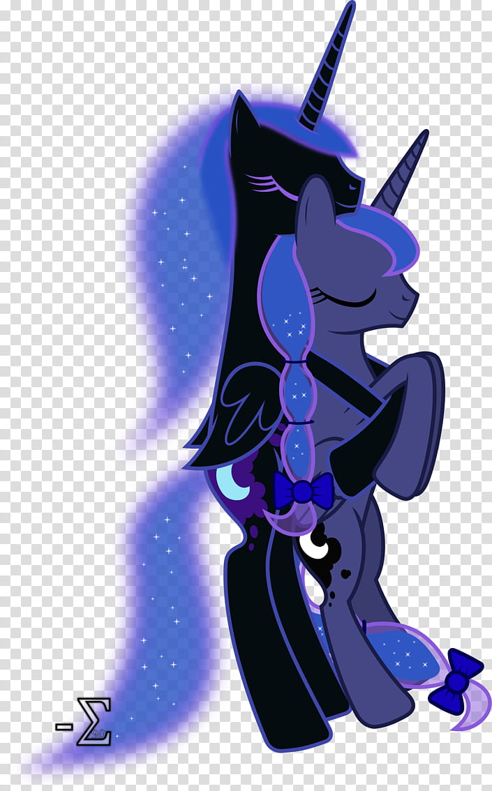 Nightmare Moon and Princess Luna Sleeping transparent background PNG clipart