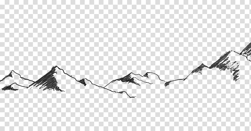Bird Wing, Mountain, Mount Washington, Hiking, Drawing, Landscape, Mountain Range, White transparent background PNG clipart