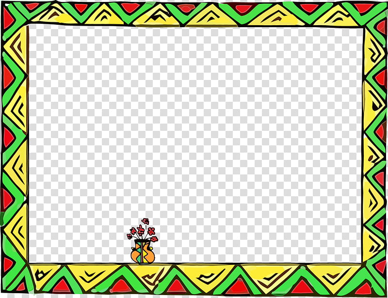 frame, Kwanzaa, Happy Kwanzaa, Watercolor, Paint, Wet Ink, Green, Frame transparent background PNG clipart