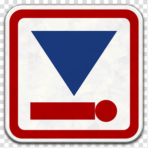 Alien Semiotic Standard Icons, cryogenic-vault, blue and red traffic sign transparent background PNG clipart