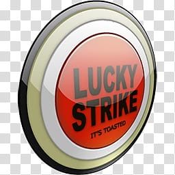 Lucky Strike Dock Icons, P Filters x transparent background PNG clipart