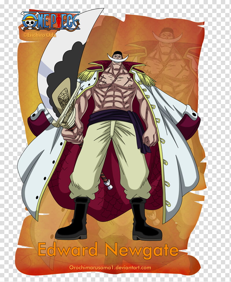 Edward Newgate, One Piece Edward Newgate transparent background PNG clipart